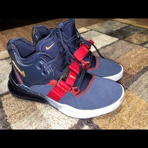Blue Nike Air Force 270